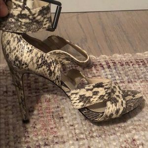 Vince Camuto Snakeskin Heels